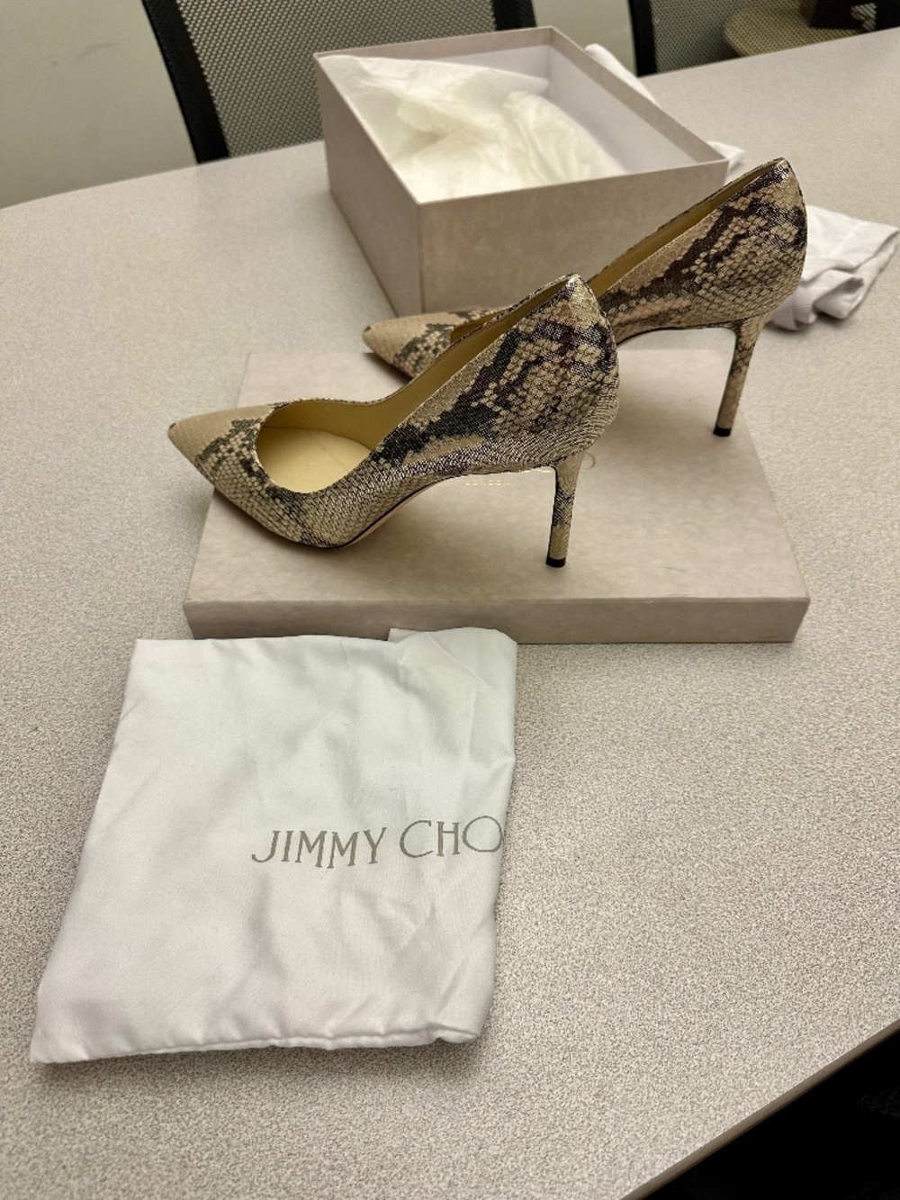 Jimmy Choo Shoes animal print